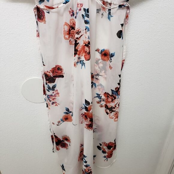 Sim & Sam Floral Sheer Boho Upen Front  Cover Up Kimono Size S/M - Picture 9 of 10